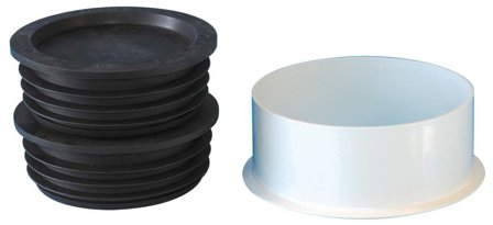 Purus 2910414 Gumminippel 123/130 mm, Innendørsavløp