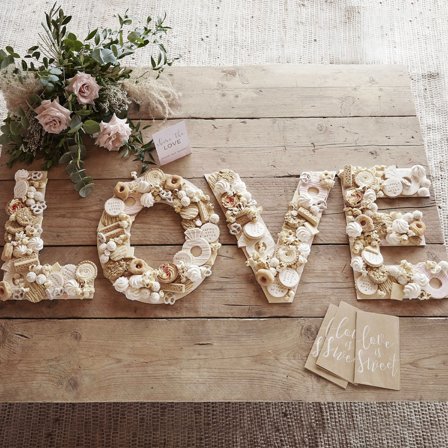 Tarjoiluastia Love Botanical Wedding