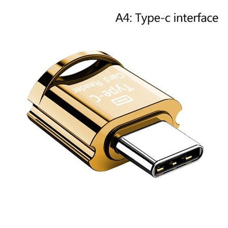 Höghastighetskortläsare Micro-USB/Type-C minneskortläsare A2