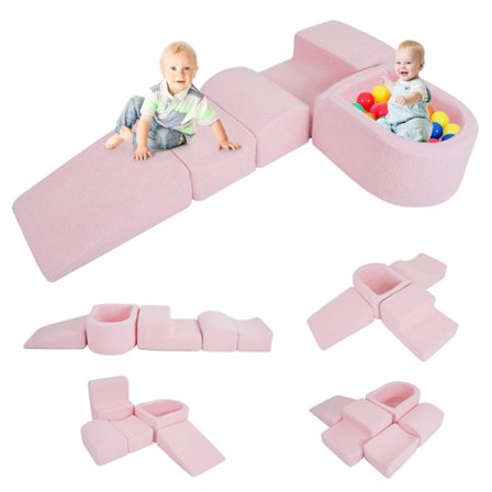 Blødt skumlegesæt til småbørn – Inkluderer boldbassin