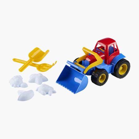 Traktor med sandset 7 delar - Biltema