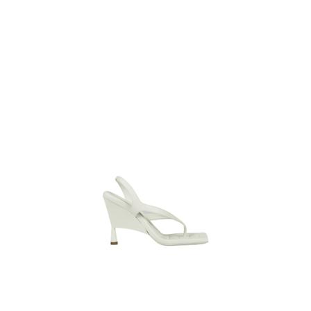Gia Borghini High Heel Sandalen , Wit , Dames , Maat: 37 EU