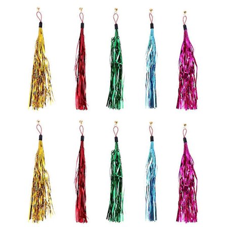 15 stk Katteleke Erstatningsfyll Katteleker med Bjelle Kattleker (Tilfeldig Farge) [HK]