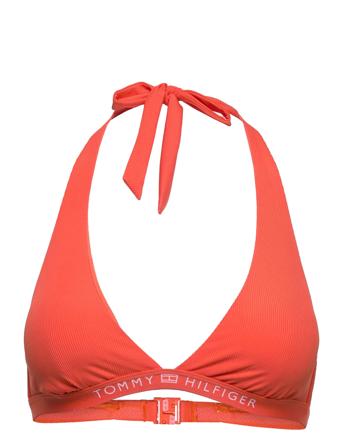Halter Triangle Rp Swimwear Bikinis Bikini Tops Triangle Bikinitops Oransje Tommy Hilfiger*Betinget Tilbud