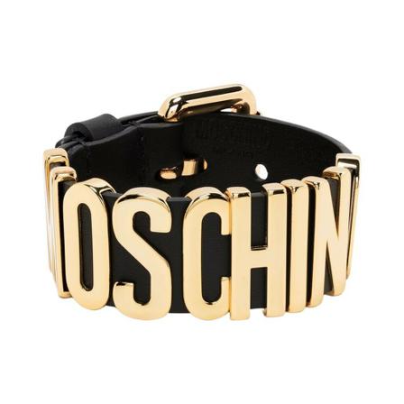 Moschino, Bracelet Czarny, Kobieta, Rozmiar: ONE Size