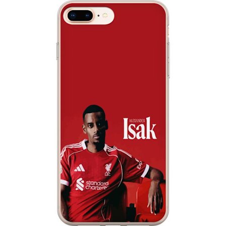 Kompatibelt Mobilskal till Apple Apple iPhone 7 Plus Alexander Isak affisch Liverpools fotbollströja Sveriges landslagsanfallare Premier League anfal