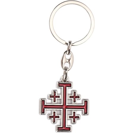 Nøkkelring Krusifiks Anheng, Holdbar Lett Religiøs Nøkkelring Chris