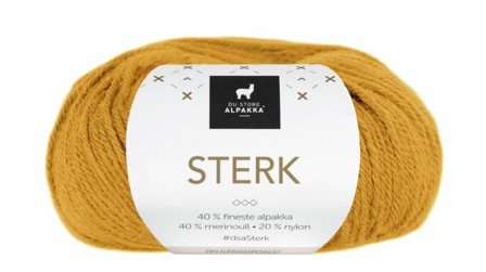 Du Store Alpakka Garn Sterk Gull-Gul 835, 50g