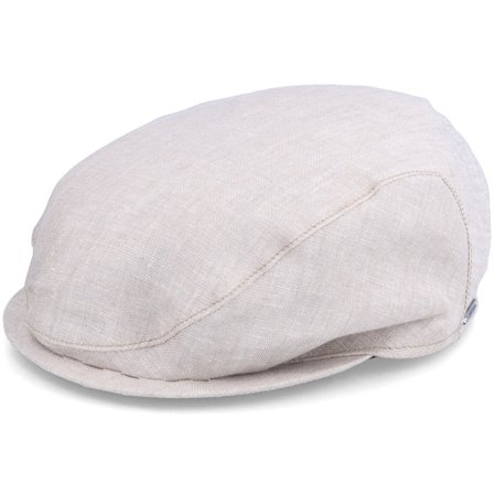 Wigéns - Beige flatcap Cap - Ivy Slim Cap Khaki Flat Cap @ Hatstore