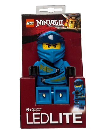 Lego Ninjago, Lommelygte Med Led-Lys, Jay 300% Blue Euromic
