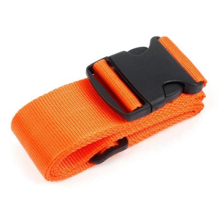 Justerbar bagasjestropp sikkerhetsbelte pakkebelte reisekoffert spennestropp fast belte (uten passord)