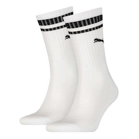 Puma Unisex Adult Heritage Stripe Crew Socks (2-pack) 9 UK-11 UK