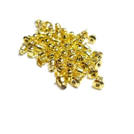 Bakstycken till örhänge 24-pack Guldpläterade