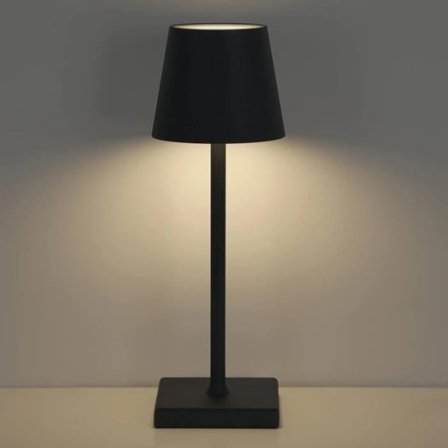 Trådlös bordslampa uppladdningsbar USB touch, 3000K varmt ljus bordslampa, för sovrum vardagsrum restaurang sängbord