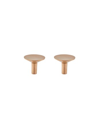 OYOY Living Design Rina Hook / Knob Large - Pack Of 2 - Gold - ONE SIZE