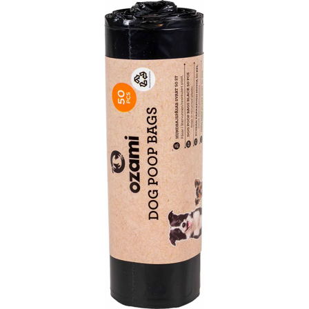 Ozami Dog Poop Bag Black 140x340 mm