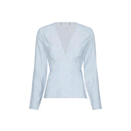 Tommy Hilfiger - Blusar - Blå - Dam - Storlek: S, Dam, Storlek: S