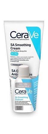 CeraVe Smoothing Cream & Smoothing Cleanser Bundle, Skincare, Skincare, Sampak