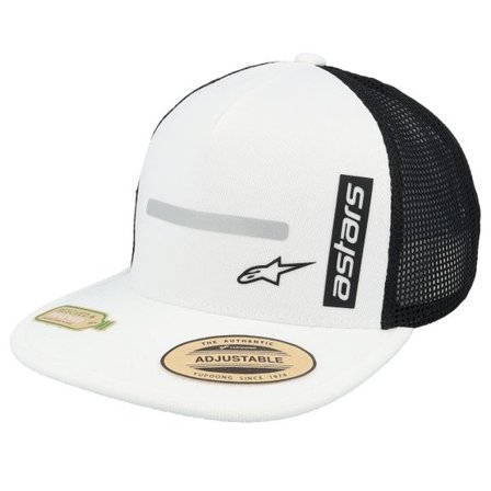 Alpinestars - Vit trucker Keps - Alter White/Black Packable Trucker @ Hatstore