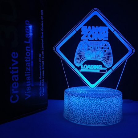 Kreativ gave Spilleromsdekorasjon Nattlys Sprekkmodell Sprekk Base Lasting