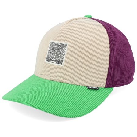 Djinns - Beige Keps - New Hft Lazy Corduroy Khaki/Green/Wine A-Frame Adjustable @ Hatstore