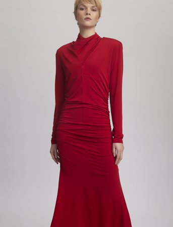 Gestuz Soffigz P Long Dress - Red - XL