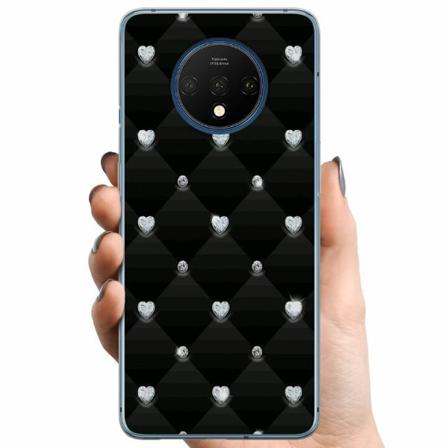 Oneplus 7t Tpu Mobilskal Bling Heart