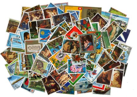 Paraguay - 1000 forskellige frimærker i komplette sæt - Stemplet