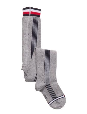 Th Kids Tight 1P Taping Socks & Tights Tights Grå Tommy Hilfiger