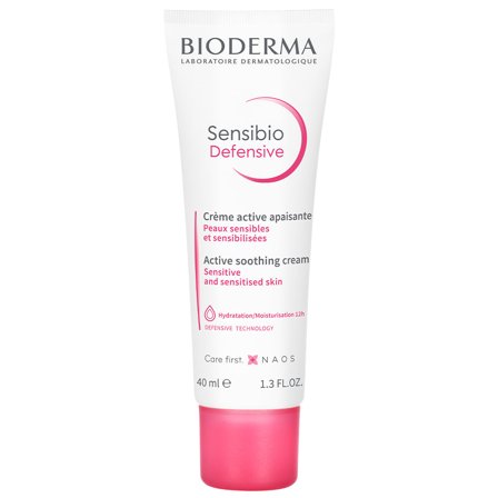 BIODERMA Sensibio Defensive Crema attiva lenitiva - Texture leggera 40ml - Tratt.viso 24 ore lenitiva