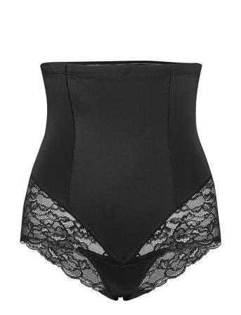 Girdle Highwaist Kim Lace Lingerie Shapewear Bottoms Sort Lindex