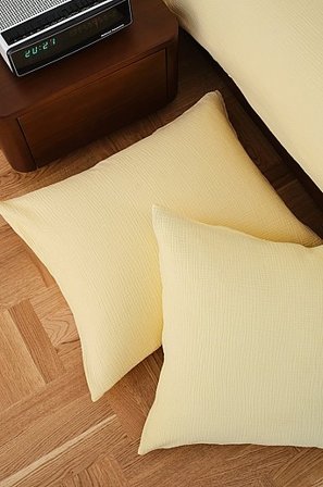 Jotex - Örngott i Muslin 50x60 Cm Ljusgul AMILIA - Köp Örngott hos Jotex