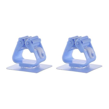 Kreativ Mop Holder med Stærk Klæbeevne, Mop Klip, Væghængt Krog, Fugtbestandig