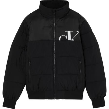 Calvin Klein, Men& Clothing Outerwear J30J321973 Zwart, Heren, Maat:XL