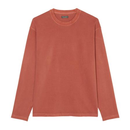 Marc O'polo - Långärmade T-shirts - Röd - Herr - Storlek: L, Herr, Storlek: L