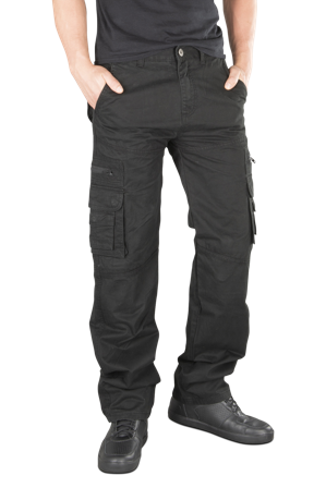 Course Aramid Reinforced Loose Fit MC Cargo Pants Black W38 x L36