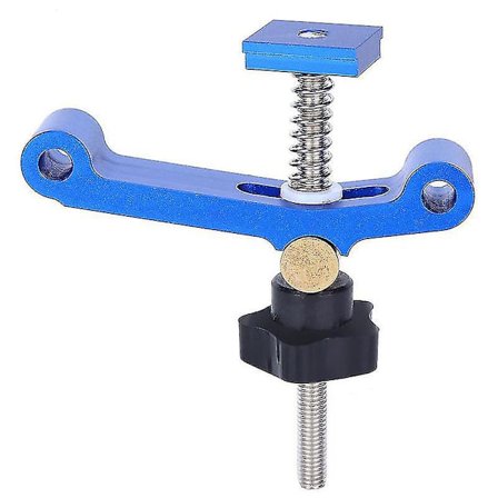 T Track Clips Set med 2 T Track Clips Snabbverkande metalljackor för räfflade träbearbetning Lucky (blå) -z