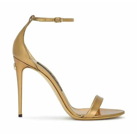 Dolce & Gabbana High Heel Sandalen , Geel , Dames , Maat: 41 EU