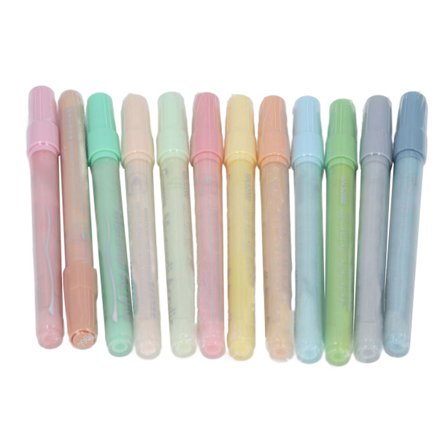 12 väriä akryylimaali merkkiä pehmeä sävy turvallinen hajuton väriä kestävä maali kynät sarja metalli muovi