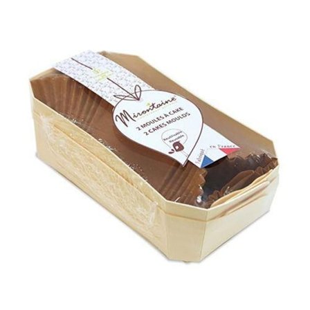 Tårtform - Mirontaine - 21 cm - Trä - Beige - Tål inte diskmaskin