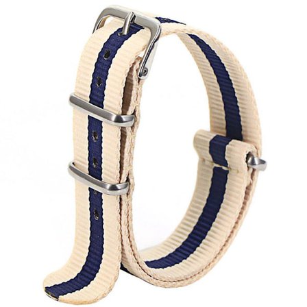 Klockarmband Natoband / nylonband 20 mm olika färger
