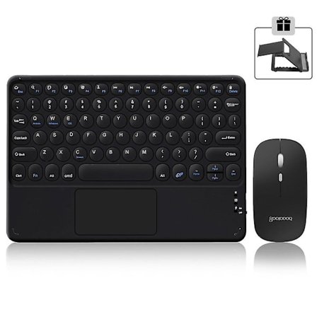 Ipad Keyboard And Mouse Combo, Wireless Bluetooth Keyboard