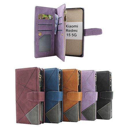 XL Xiaomi Redmi 15 5G Lyx Plånboksfodral