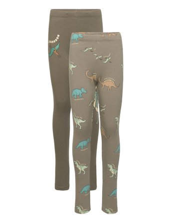 Lindex | Leggings 2 Pack Dinos | 128
