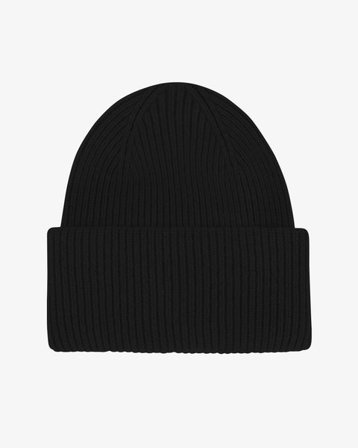 Merino Wool Hat - Deep Black - Female - One Size