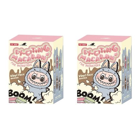POP MART Labubu The Monsters – Exciting Macaron Blind Box 17 cm Vinyylifiguuri Keräilyesine