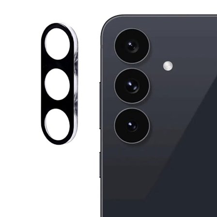 SKALO Samsung S25 FE Kamerabeskyttelse/Linsebeskyttelse Hærdet Glas - Sort