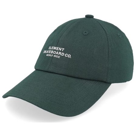 Element - Grön unconstructed Keps - Fitful Cap Deep Forest Dad Cap @ Hatstore