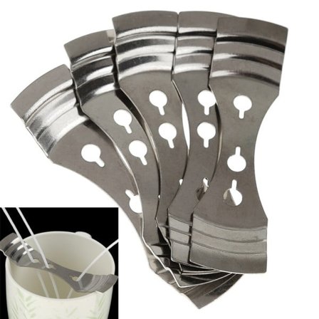 5 stk metal stearinlys væge holder centrering enhed med tre huller gør-det-selv stearinlys fremstilling forsyninger