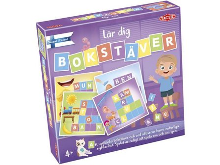 TACTIC Spel Lär dig om bokstäver 4+ - Lyreco - Skola och förskola - Lekmaterial - Spel - Från 3 - 4 år